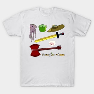 Adventure time - miscelleneous object pattern Vol. 2 T-Shirt